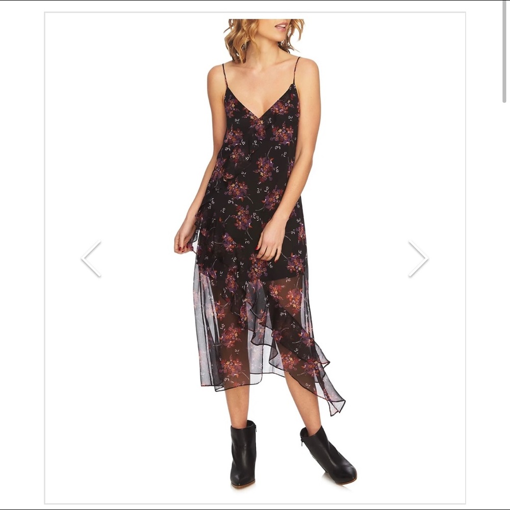 Revolve 1. State Floral Midi Dress - Picture 2 of 7